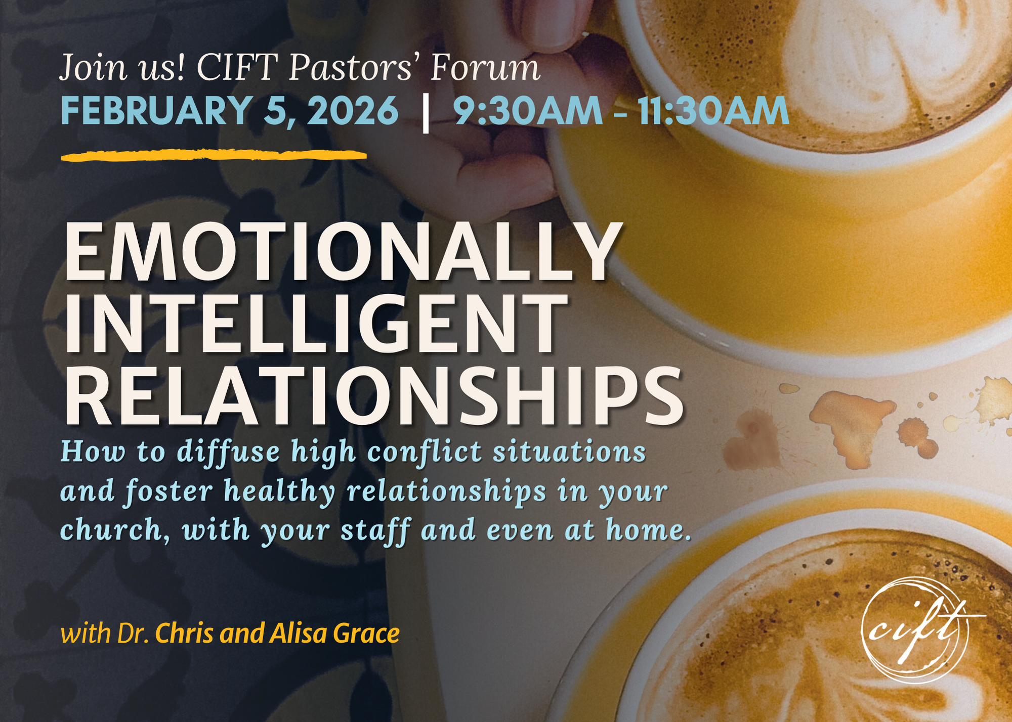 CIFT Pastors Forum with Dr. Chris and Alisa Grace - February 5, 2026